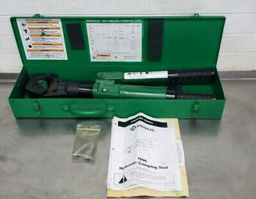 Greenlee 1990 Dieless Hydraulic Cable Crimper Crimping Tool #2 Ðÿ