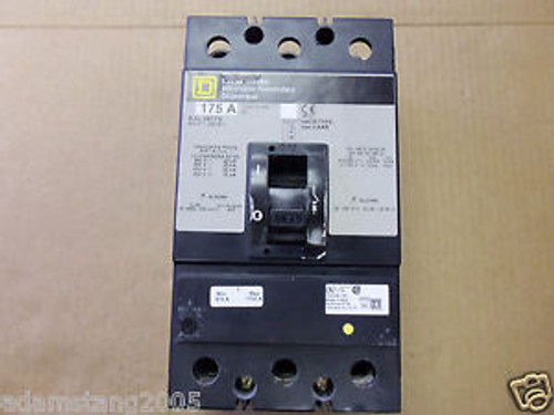 Square D KAL 3 pole 175 amp 600v KAL36175 Circuit Breaker chipped