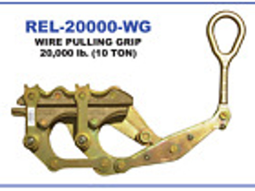 Reliable Rel-20000-Wg Pulling Grip..10 Ton Rating..32-46Mm...1.24-1.8Â-Excellent