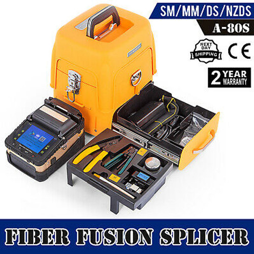 Ai-8 Precision Optical Fiber Fusion Splicer Fiber Kits Sm&Mm Welding Wise Choice