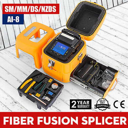 Ai-8 Precision Optical Fiber Fusion Splicer Fiber Operation Sm&Mm Cleaver Hot