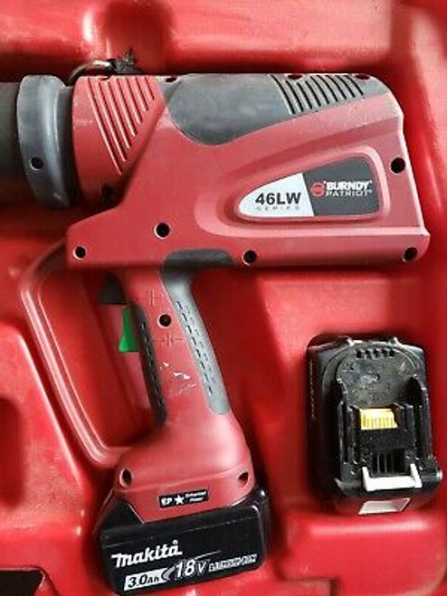 Burndy Pat46Lwli 15 Ton Hydraulic Self-Contained Crimping Tool