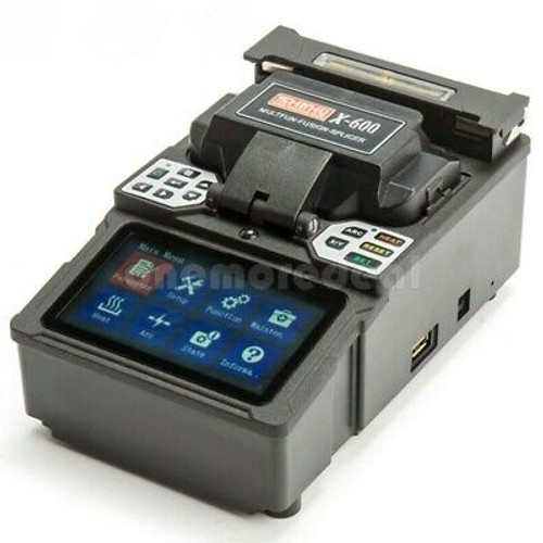 X-600 4400Mah Fiber Fusion Optical Splicer Cladding Alignment For Sm Mm Ds Nzds