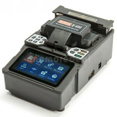 X-600 4400Mah Fiber Fusion Optical Splicer Cladding Alignment For Sm Mm Ds Nzds