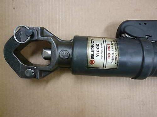 Burndy Y1000 Hypress Dieless Crimper W/Original Case