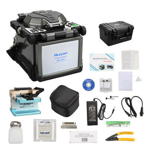 Lcd Ry-F600 Fusion Splicer With Optical Fiber Cleaver Automatic Focus Function