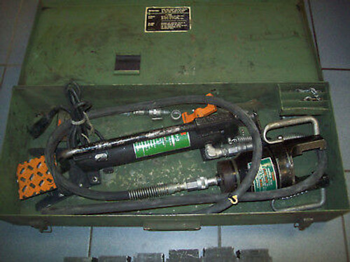 Burndy Y48B Y48Bh Hypress 40-Ton Hydraulic Crimping Tool Kit Dies Y34Bp2 Pump