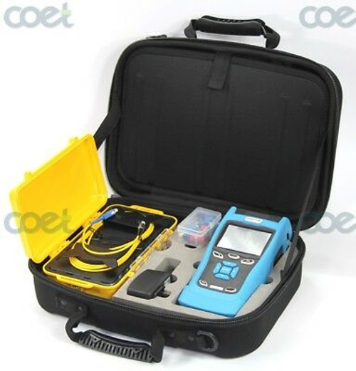 Fiber Optic Ftth Test Tool Kit With 1310/1550Nm Otdr+Sm 500M Launch Cable Box