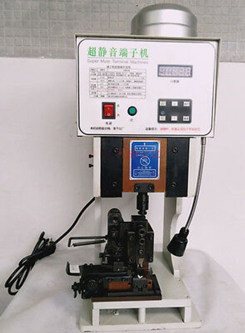 1.5T Super Mute Terminal Wire Crimping Machine With Otp Straight Mold 220V