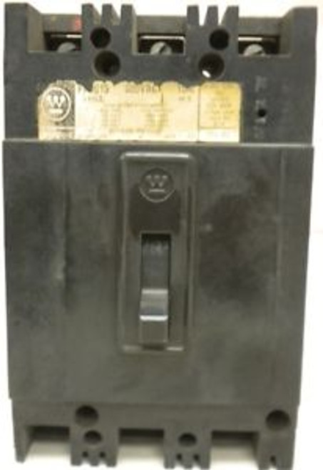 WESTINGHOUSE FA3015  600 VAC 15 Amp 3 Pole CIRCUIT BREAKER