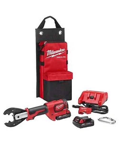 Milwaukee 2678-22Bg M18 Force Logic 6T Utility Crimper, D3 Grooves, Fixed Bg Die