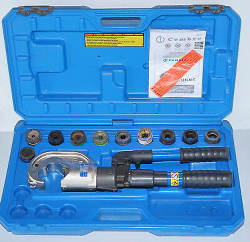 Cembre Ht131-Lnc 130Kn Hydraulic Hand Crimping Tool Crimper + Full Set Of Dies