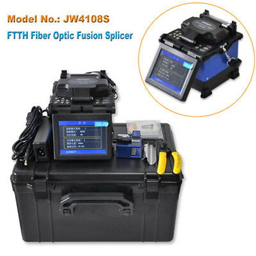 Jw4108S Ftth Optical Fiber Fusion Splicer Fiber Optic Splicing Machine Jw-4108S