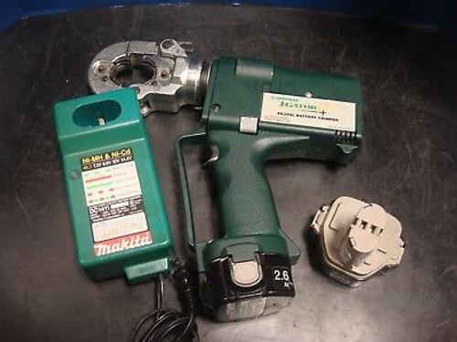 Greenlee Ek22Gl Gator Plus 6 Ton Cordless Hydraulic Crimper Set Battery Charger