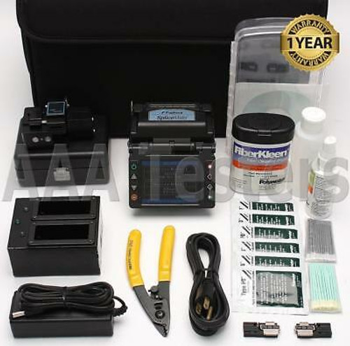 Fujikura Splicemate Fsm-11S Sm Mm Fiber Fusion Splicer W Usf-21C Cleaver Fsm 11S