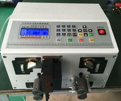 Automatic Double Cable Computer Wire Cutting Peeling Stripping Machine Stripper