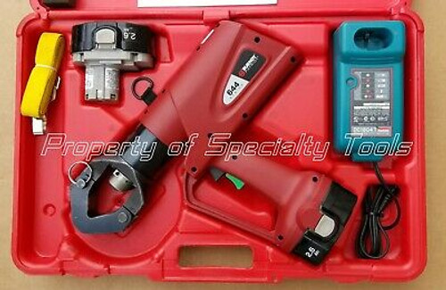 Burndy Pat644Xt Hydraulic Battery Operated Crimper Dieless Crimping Tool 11 Ton