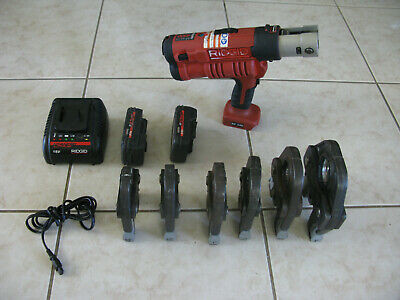 Ridgid Brand Rp340 Pro-Press Crimper Pressing Tool Set 6 Jaws 1/2 Through 2