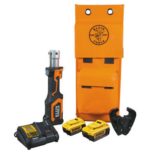 Klein Tools Bat207T24H Battery Operated Cable Crimper With D3 Groove Head