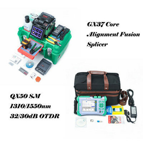 Komshine Gx37 Core Alignment Fusion Splicer Kits And Qx50 Sm 1310/1550  Otdr