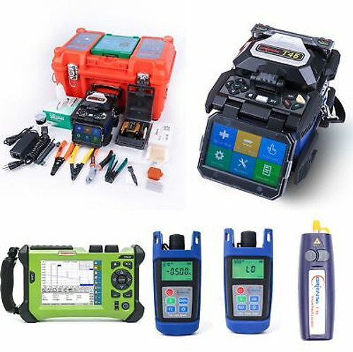 Orientek T45 Fusion Splicer With Sv20A Sm 1310/1550Nm 32/30Db Tool Kit Fedex
