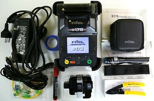 Fitel S178A Sm Mm Fiber Fusion Splicer W/ Cleaver Fitel S326 Low Arc