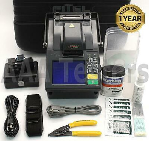 Fitel S-175 V2000 Sm Mm Core Alignment Fiber Fusion Splicer W/ Cleaver S175