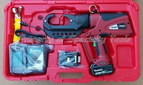 Burndy Pat46Lwsli Hydraulic Battery Crimper 15 Ton P Die Crimping Tool Pat46Lws