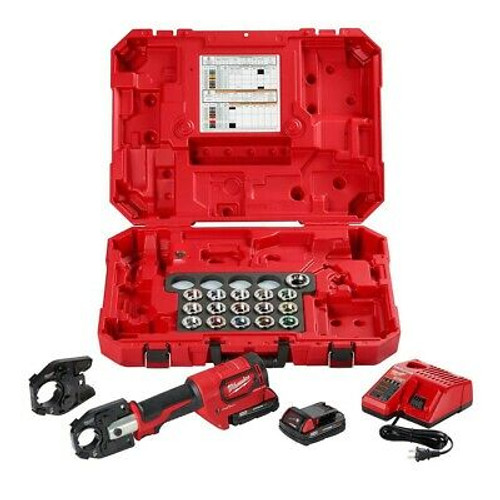 Milwaukee Force Logic 600 Mcm Crimper Kit With 750 Mcm Expanded Jaw