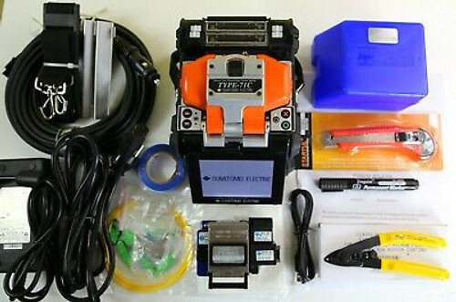 Sumitomo Type-71C Sm Mm Fiber Fusion Splicer W/ Cleaver Fc-6Rs Arc Only 8290