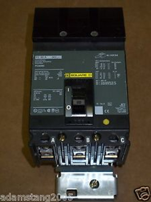 Square D FC 60 A 3 pole 60 amp 480v FC34060 Circuit Breaker Green Label Square D FC 60 A 3 pole 60 amp 480v FC34060 Circuit Breaker Green Label