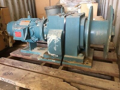 Iwm 3100Aa Electric Tugger Winch  3 Hp  Motor & Drive 17 Inch Drum