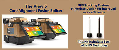 View 5 Fusion Splicer - 5 Sets Of Electrodes