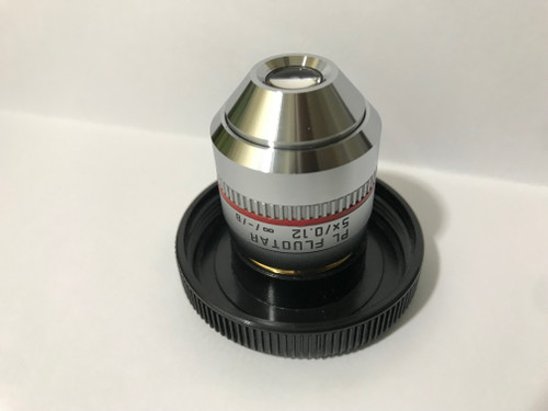 Leica Microscope Objective Pl Fluotar 5X/0.12