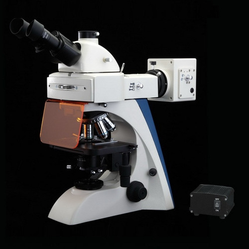 Trinocular LED fluorescence Microscope EUM-5000FLED with LED fluorescence excitation