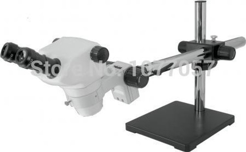 Factory Direct Sale ,    8x-50x   Low Power Single Boom stand  zoom Stereo Microscope   ,Well sold In EU , USA