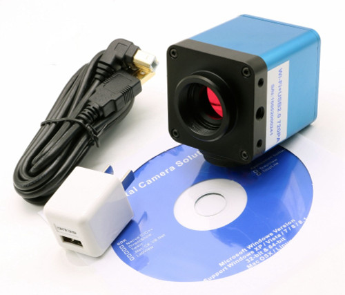 720P HD Microscope High Speed CMOS C-Mount Camera USB Interface Wireless WiFi Interface Industrial Camera