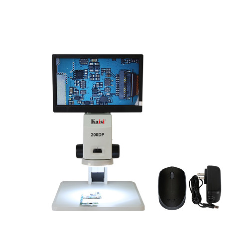 Industrial LCD Display Electronic Microscope Zoom 10-Inch 1080P HDMI Integrated Display For Laboratory Jewelry Medicine