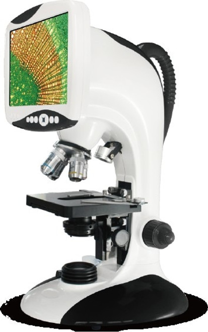 TS1 Digital LCD Biological Stereo Microscope with 4x, 10x, 40x Objective 5.0M Pixel LCD Screen Top quality for Education Field