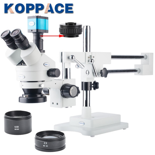 14MP Full HD 1080P 30FPS HDMI Industry Digital microscope Camera Mobile phone repair 3.5X-90X Trinocular Stereoscopic Microscope