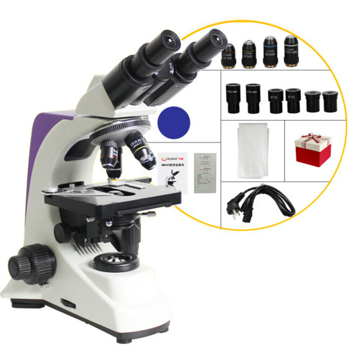 BELONA 40x—2500x Binocular Biological Compound Microscope