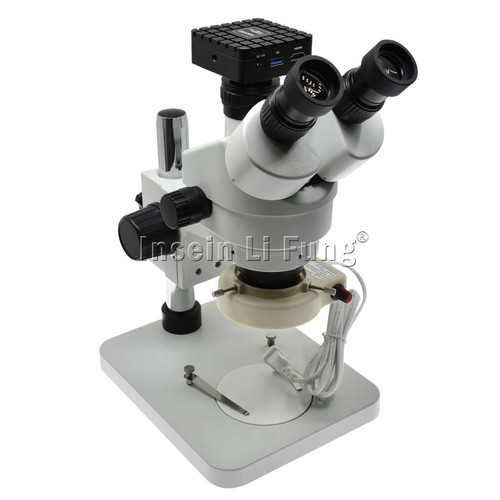 4K UHD HDMI 12MP USB3.0 Industry Camera Measuring Scale Measurement Function+Trinocular HD Microscope 3.5X-90X Continuous Zoom