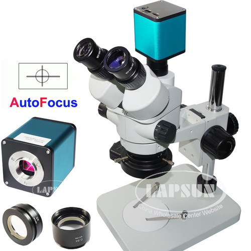 SONY IMX290 30X-200X Autofocus Auto focus SONY IMX290 HDMI + Simul focal 7X - 45X Trinocular Industrial Zoom Stereo Microscope
