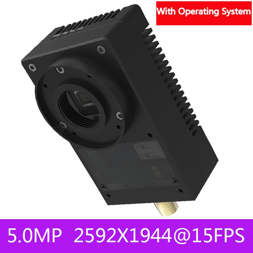 HD Smart Monochrome Industrial Camera Digital Machine Vision 5.0MP USB2.0 + HDMI + Gigabit Network With Windows 10 System/Linux