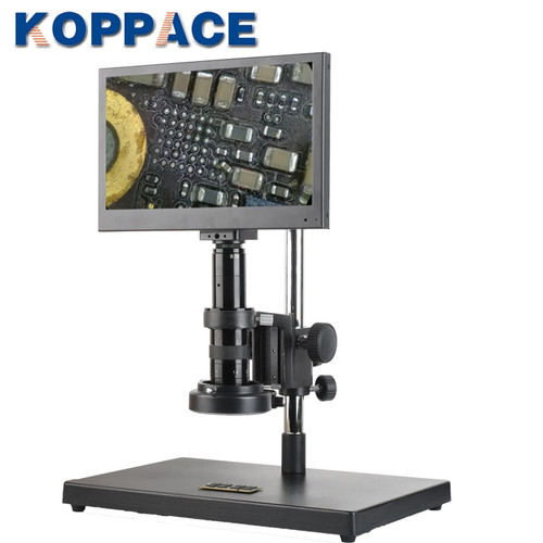 KOPPACE 21 Million Pixel,20X-127X,Monocular video microscope, HDMI Industrial microscope,13.3-inch integrated display