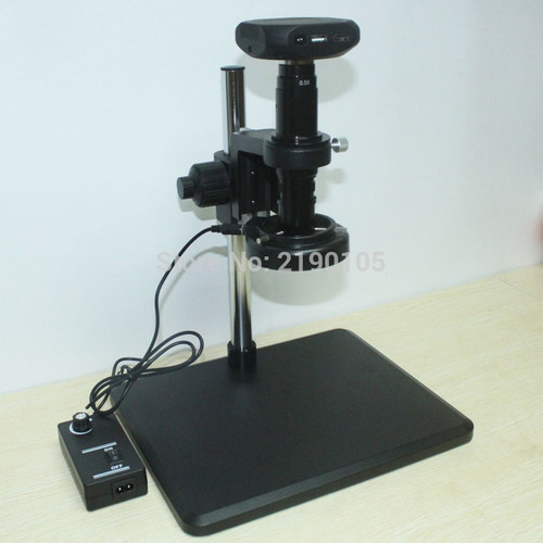 HDMI 1080P 60 Frame Microscope Multifunction Camera + 200X Lens + Adjustable LED Light + Mobile Phone Repair Stand holder