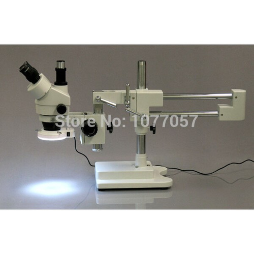 Factory Direct Sale  ,Brand New  Dual boom stand Microscope 7X -180X  Low Power Zoom Stereo microscope , Well sold In EU , USA