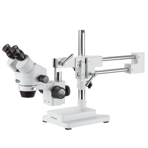 Brand New 3.5X -45X  Low Power Dual  boom stand Zoom Stereo Microscope