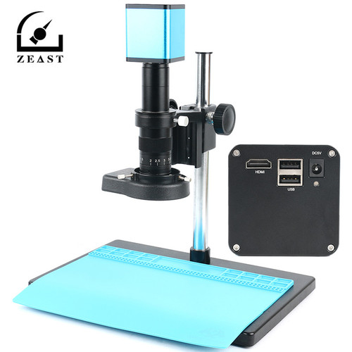 Digital Microscope Camera FHD 1080P Industry Autofocus IMX290 Video U Disk Recorder CS C Mount Camera For SMD PCB Soldering