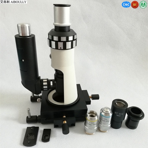 BJ-XA 100-400X Times Portable Metallographic Microscope Handheld On-Site Analysis Diagnostic Tools With Magnetic Base LED Light